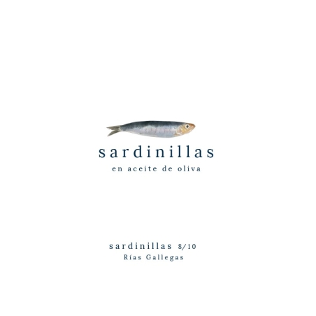 Sardinillas en aceite de oliva 8/10