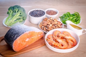 Plant-based and animal sources of Omega-3 acids